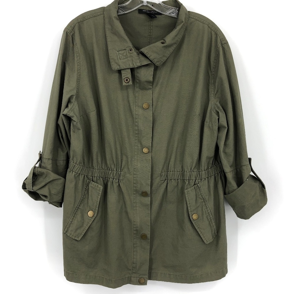 Romeo + Juliet Couture Green Anorak Jacket